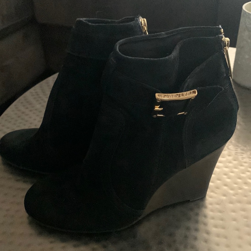 Tory Burch wedge booties